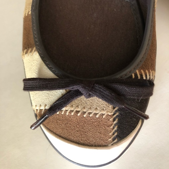 COACH BALLET FLAT SNEAKER MELISA PATCHWORK 7.5 - Picture 4 of 5